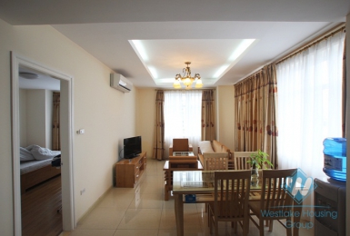 Modern apartment with separate bedroom for rent in Kim Ma st, Ba Dinh, Ha Noi